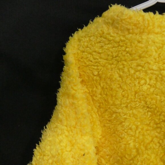 MOE | P2P 18.5 inches measured | Vintage Yellow Long Sleeve Teddy Sweater - Picture 11 of 16